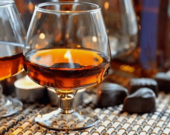 Kastorka and cognac